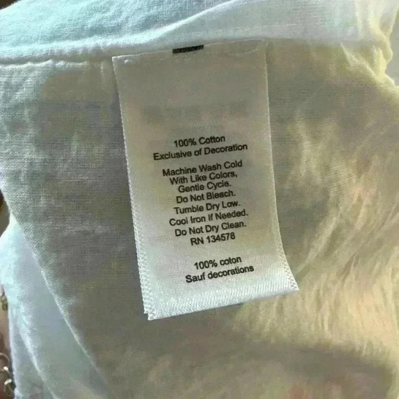 VINEYARD VINES blue striped seersucker embroidered sleeveless dress Girl's 16 - Picture 5 of 5